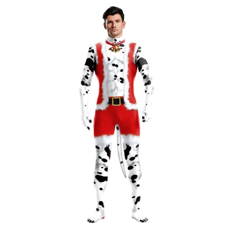 CosplayBoys Combinaion Dalmatien de Noël